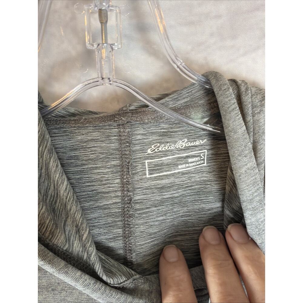 Eddie Bauer Womens Small Resolution Pullover Hoodie Gray NWT - Picture 5 of 8